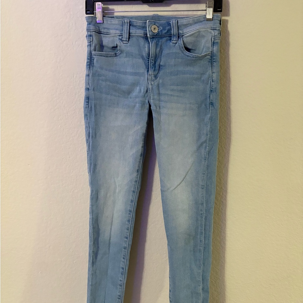 American Eagle Light Blue Skinny Jeans